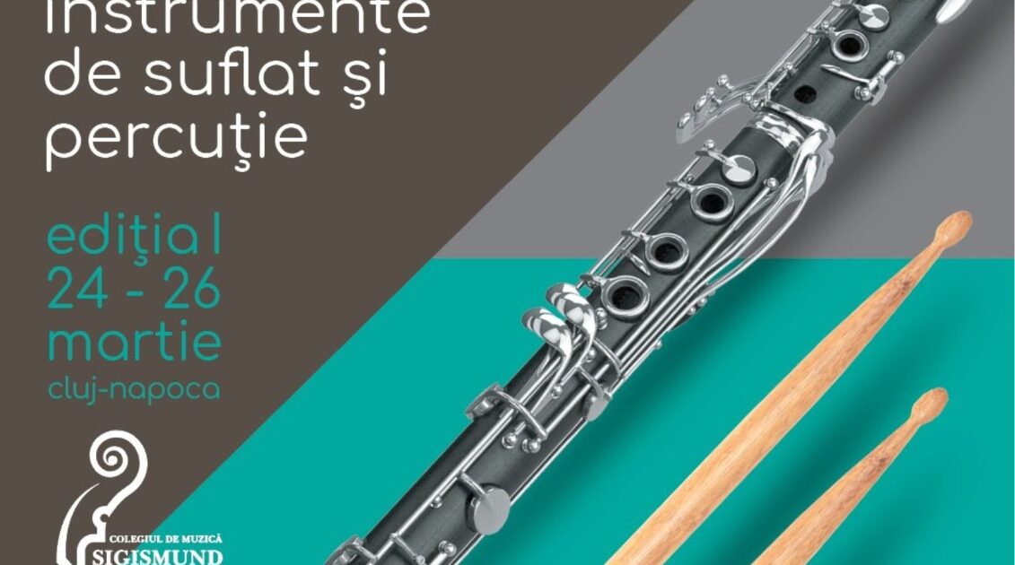 CONCURSUL DE INTERPRETARE PENTRU INSTRUMENTE DE SUFLAT ȘI PERCUȚIE „VASILE SÂNDEAN OVADIUC”, ediția I, 24-26 MARTIE 2023